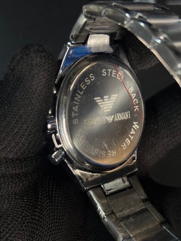 Emporio Armani AR2434 Classic Sliver-Black - Image 4