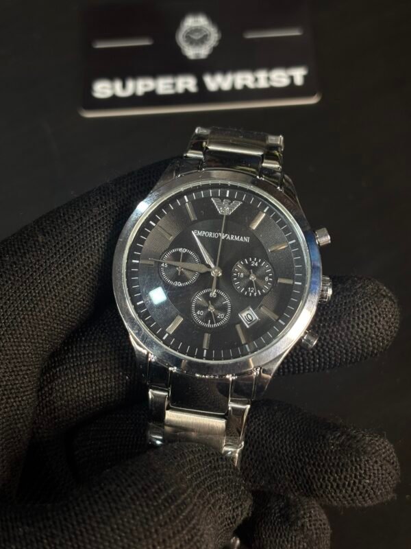 Emporio Armani AR2434 Classic Sliver-Black
