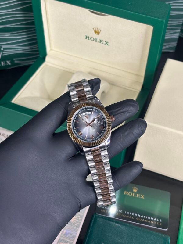 Rolex Day Date 40 Two Tone Silver-Copper - Image 2