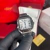 Cartier De Santos White Dial
