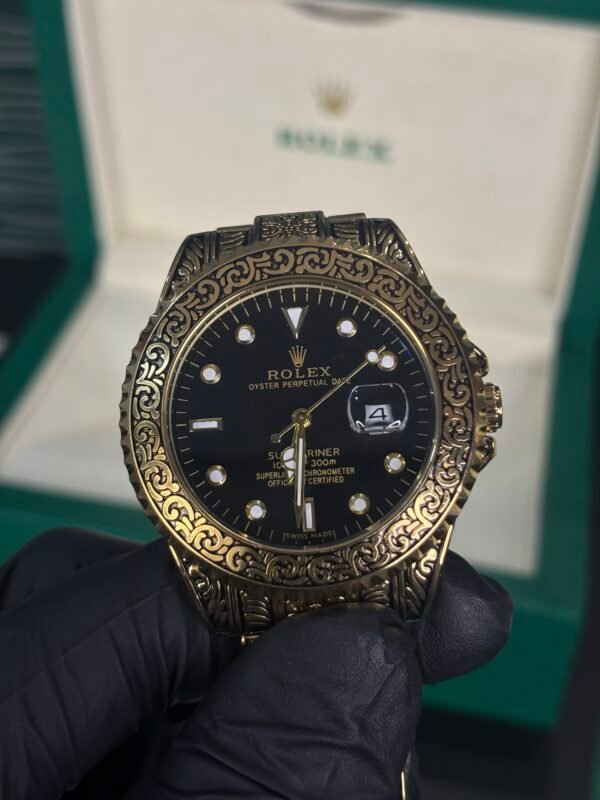 Rolex Submarine Vintage Gold-Black - Image 5