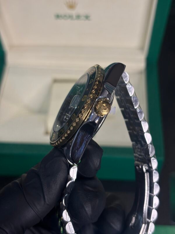 Rolex GMT Master ll Black-Green Bezel Two Tone - Image 5