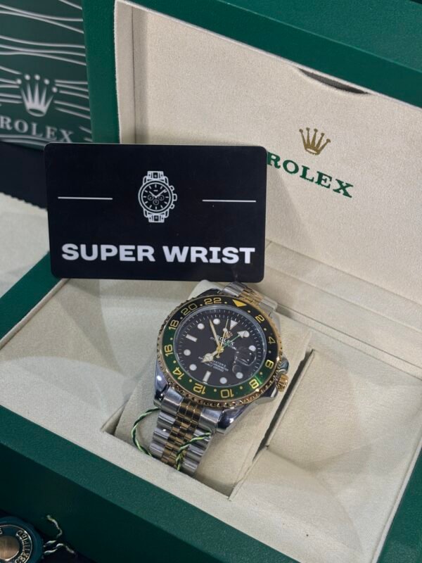 Rolex GMT Master ll Black-Green Bezel Two Tone