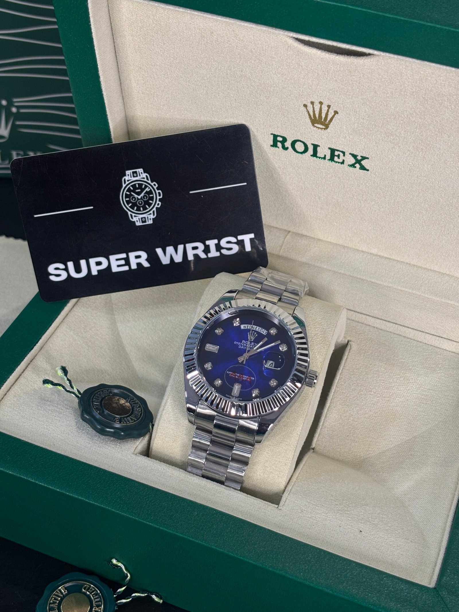 Rolex Oyster Perpetual Day-Date 40m Blue Dial