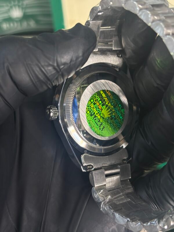 Rolex Oyster Perpetual Day-Date 40 Silver -green Dial - Image 5