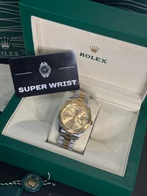 Rolex Oyster Perpetual 40 Two Tone Gold Dial