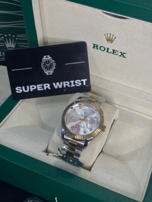 Rolex Oyster Perpetual Day Date 40 Two Tone White Dial