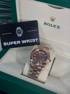 Rolex Oyster Perpetual Day-Date 40 Copper-chocolate Dial
