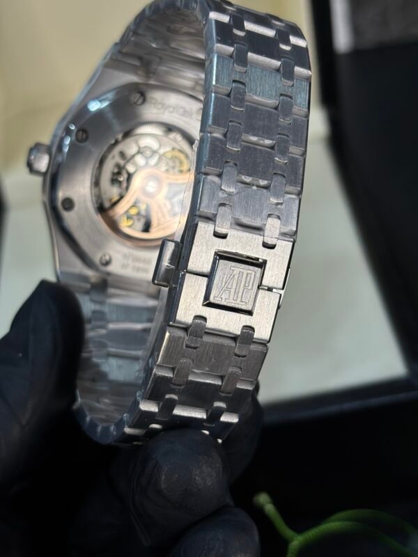 Audemars Piguet Royal Oak Skeleton Silver-Blue Dial - Image 6
