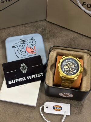 Fossil Bronson Automatic Golden-Black Dial