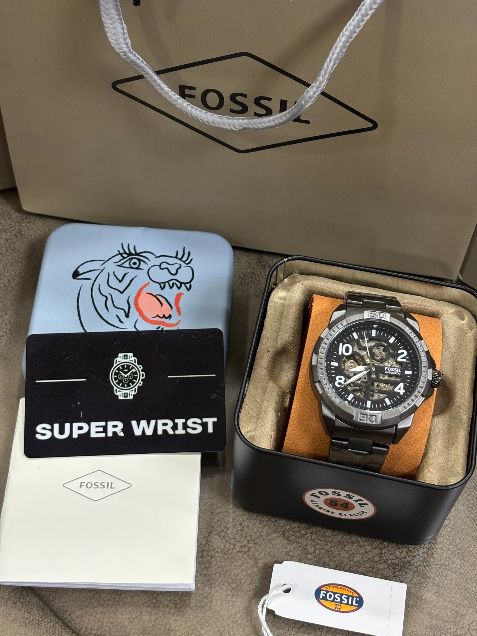 Fossil Bronson ME2051 Automatic Matt Grey Dial