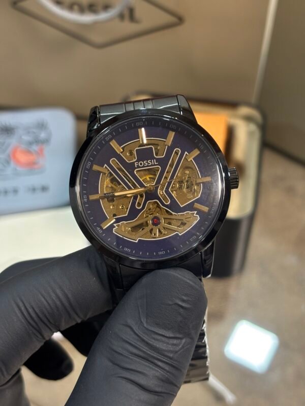 Fossil Tourbillon Automatic Black-Blue Dial - Image 2