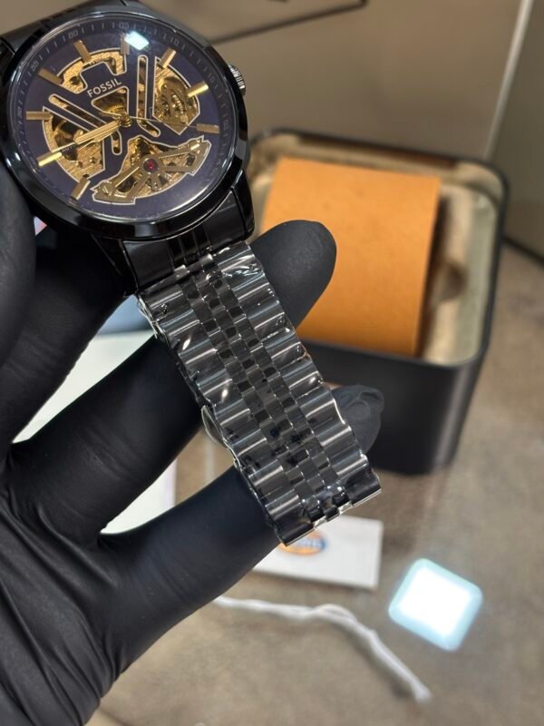 Fossil Tourbillon Automatic Black-Blue Dial - Image 5