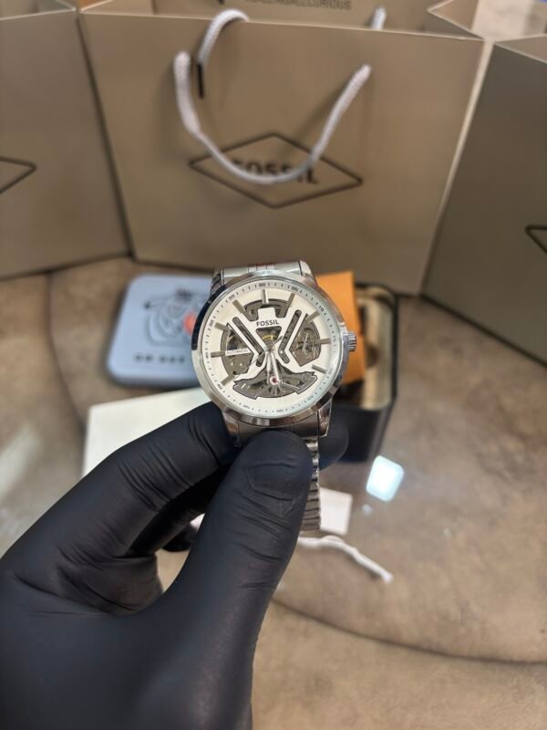Fossil Tourbillon Automatic Silver-White Dial - Image 3