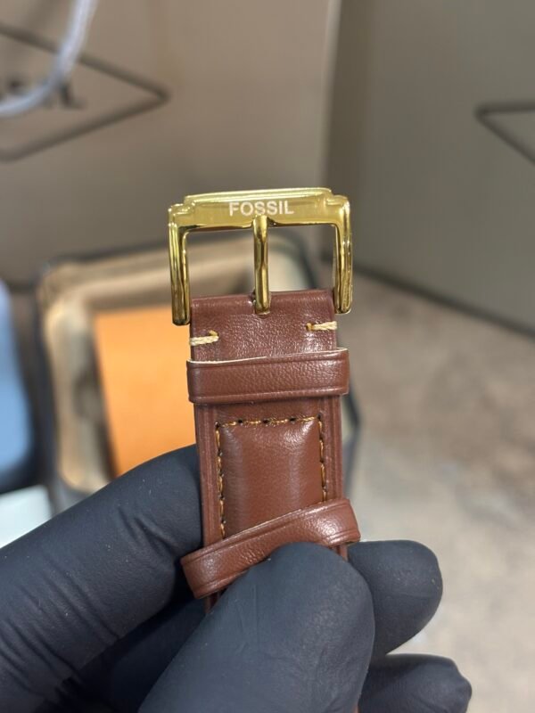 Fossil Townsman Automatic Leather Brown gold - Image 6