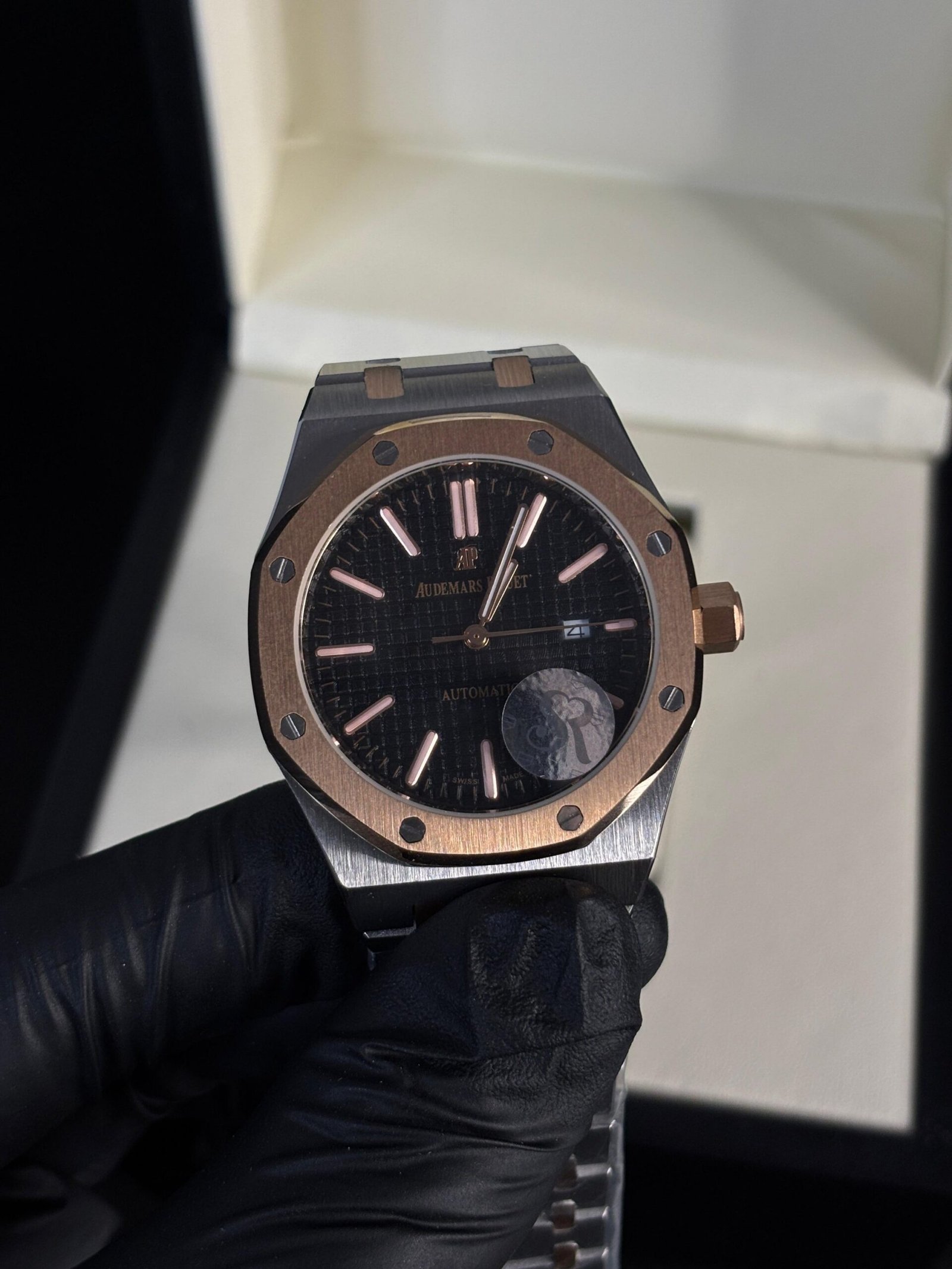 Audemars Piguet Royal Oak Silver-Copper Black Dial - Image 8