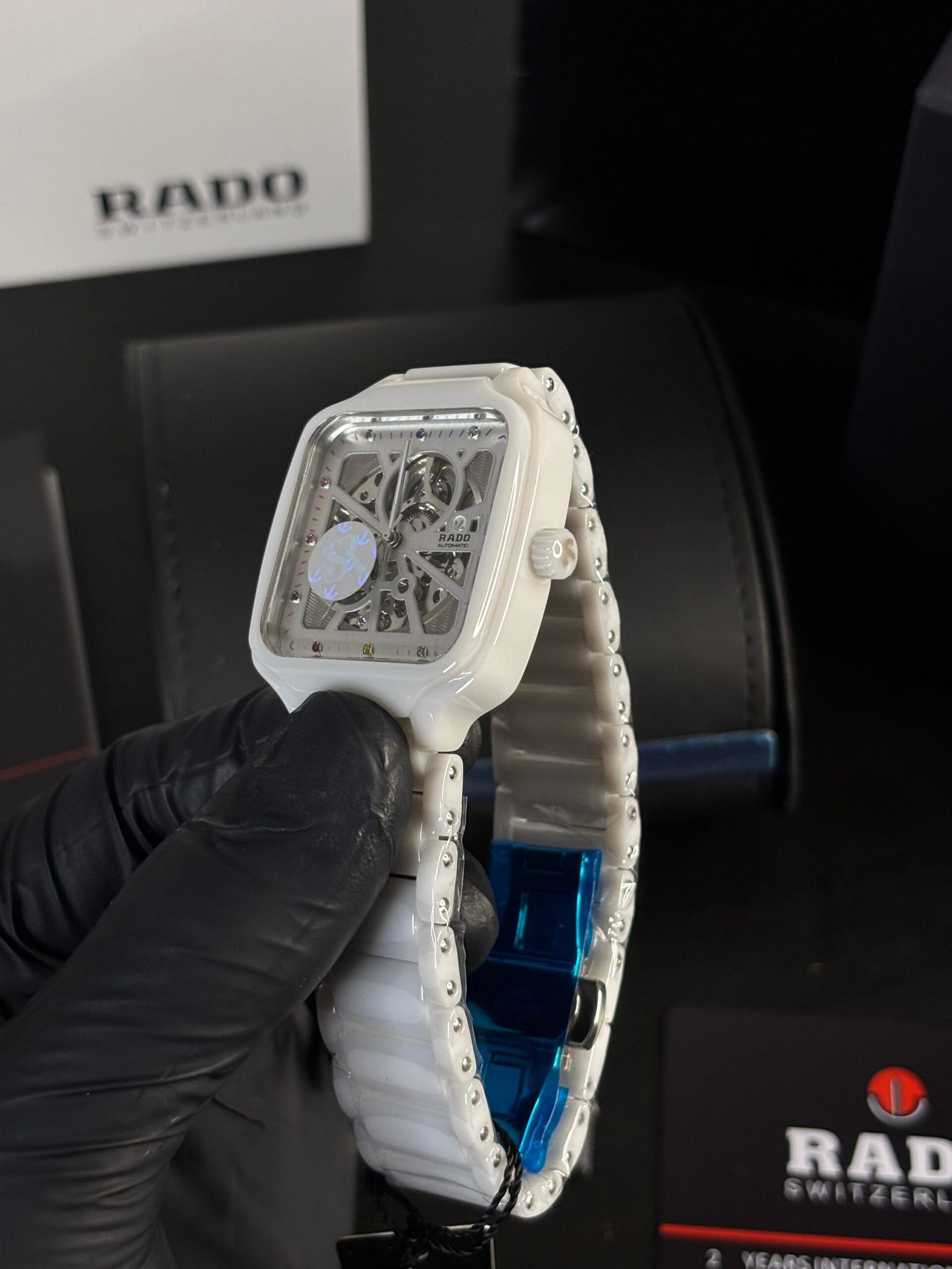 Rado True Sqaure Ceramic Open Heart - Image 7