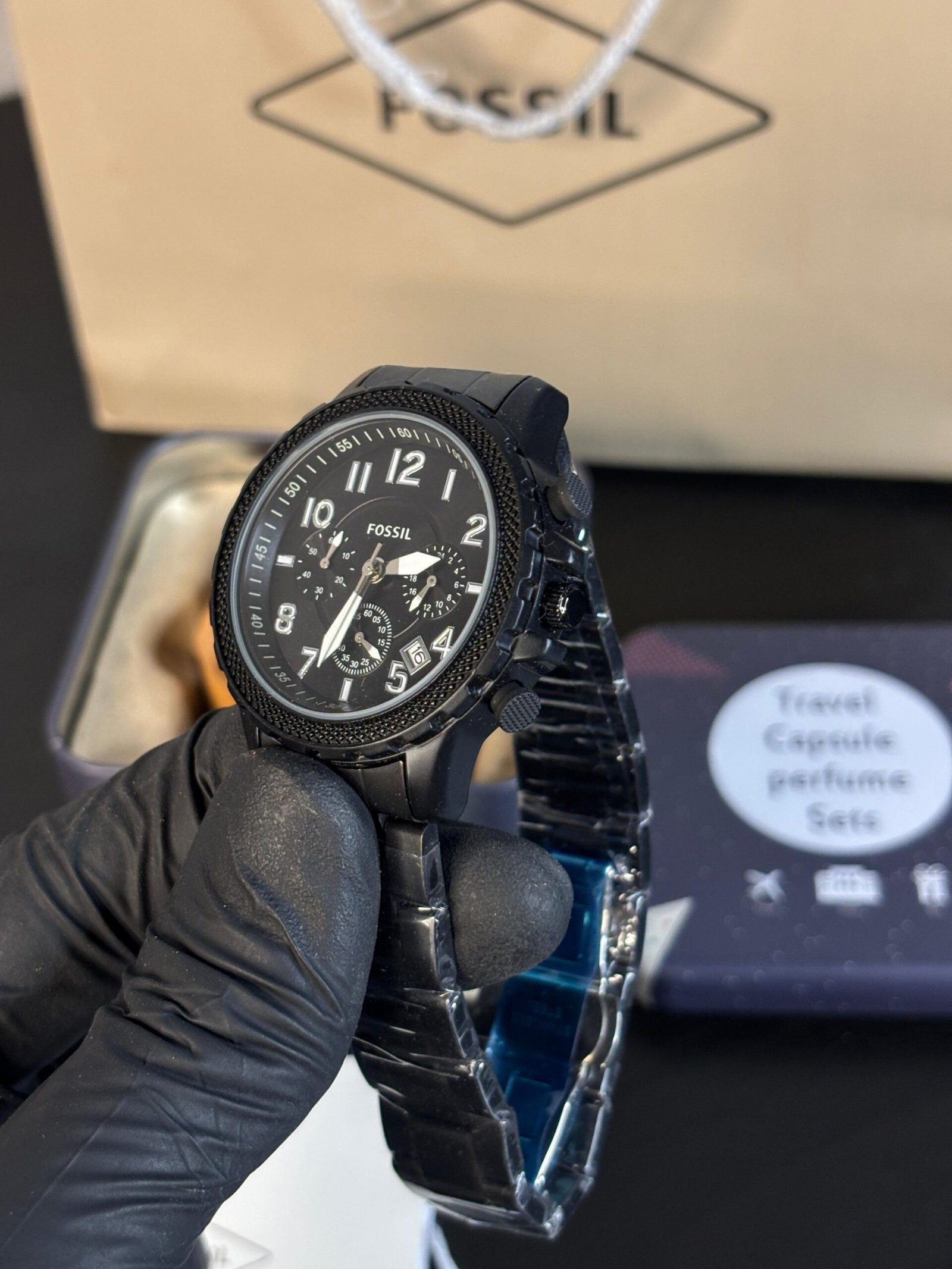 Fossil Bowman Chronograph Black-White - Image 4