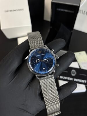 Emporio Arman_i Aviator Silver-Blue