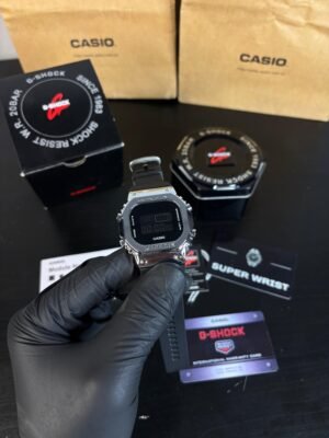 Casio g shock gms5600 black silver