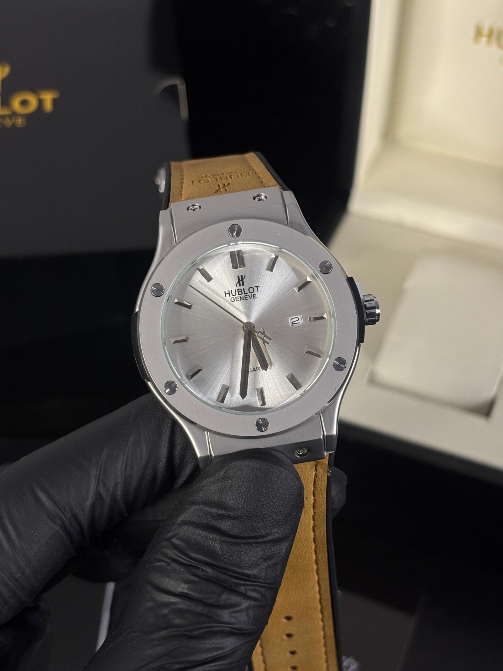 Hublo_t Bigbang Classic Leather Belt - J1840