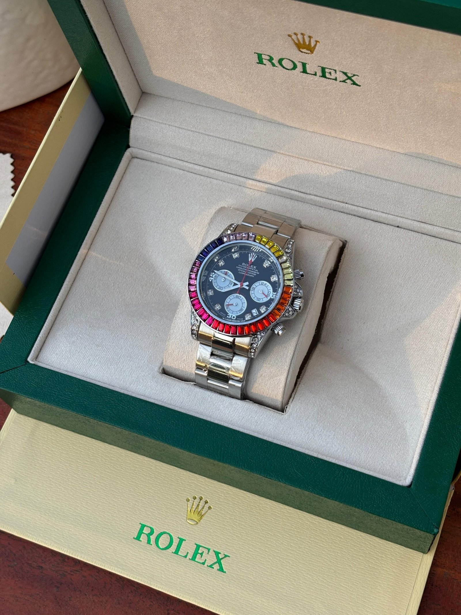 Role_x Oyster Perpetual Rainbow Silver - Image 3