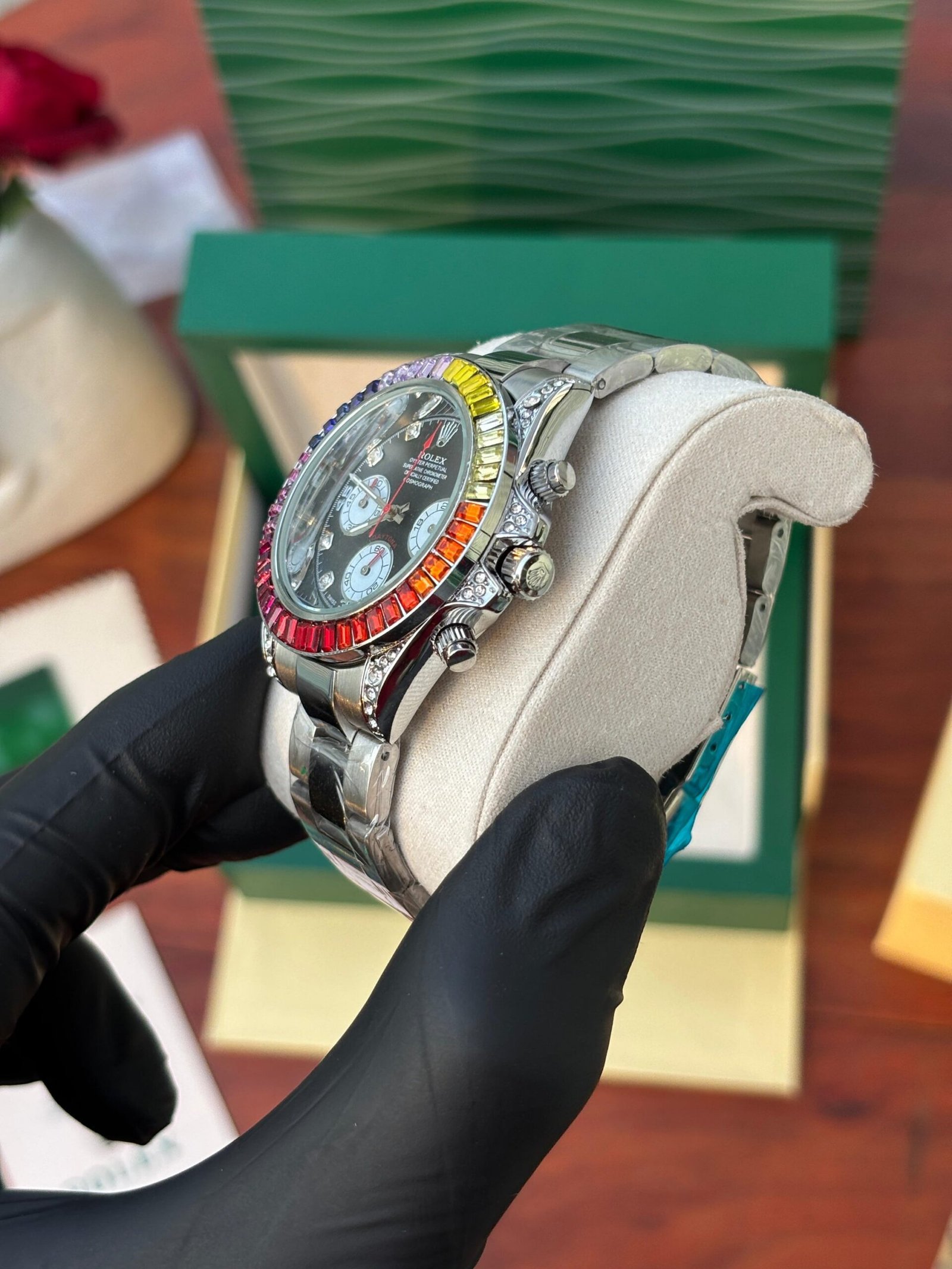 Role_x Oyster Perpetual Rainbow Silver - Image 7