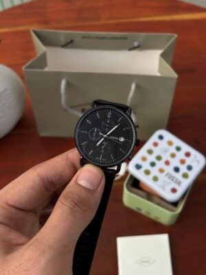 FOSSIL COMMUTER BLACK