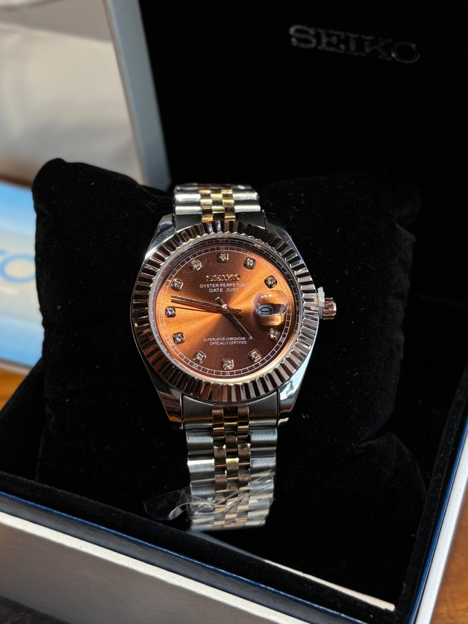 Seiko Oyster Perpetual Date Just Movment Like Automaticduct - Image 9