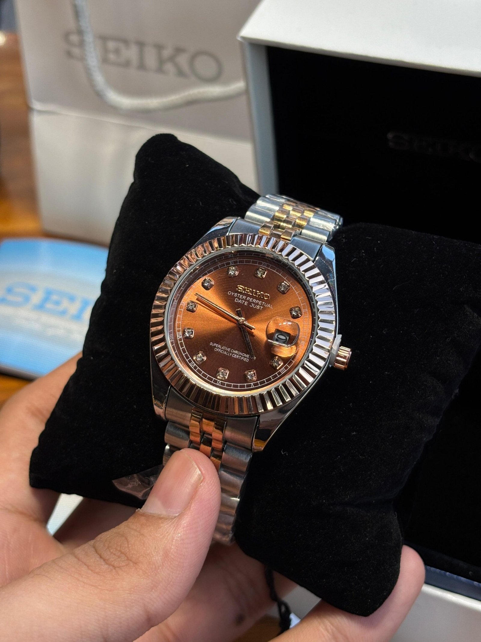 Seiko Oyster Perpetual Date Just Movment Like Automatic