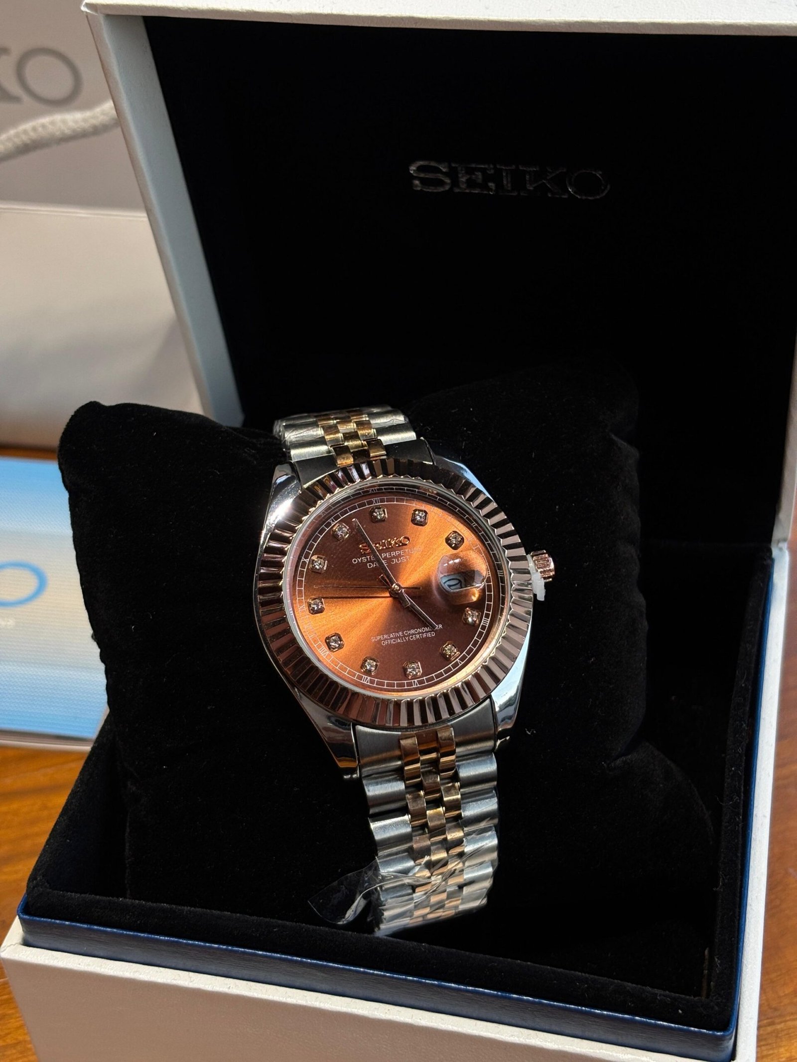 Seiko Oyster Perpetual Date Just Movment Like Automatic - Image 4