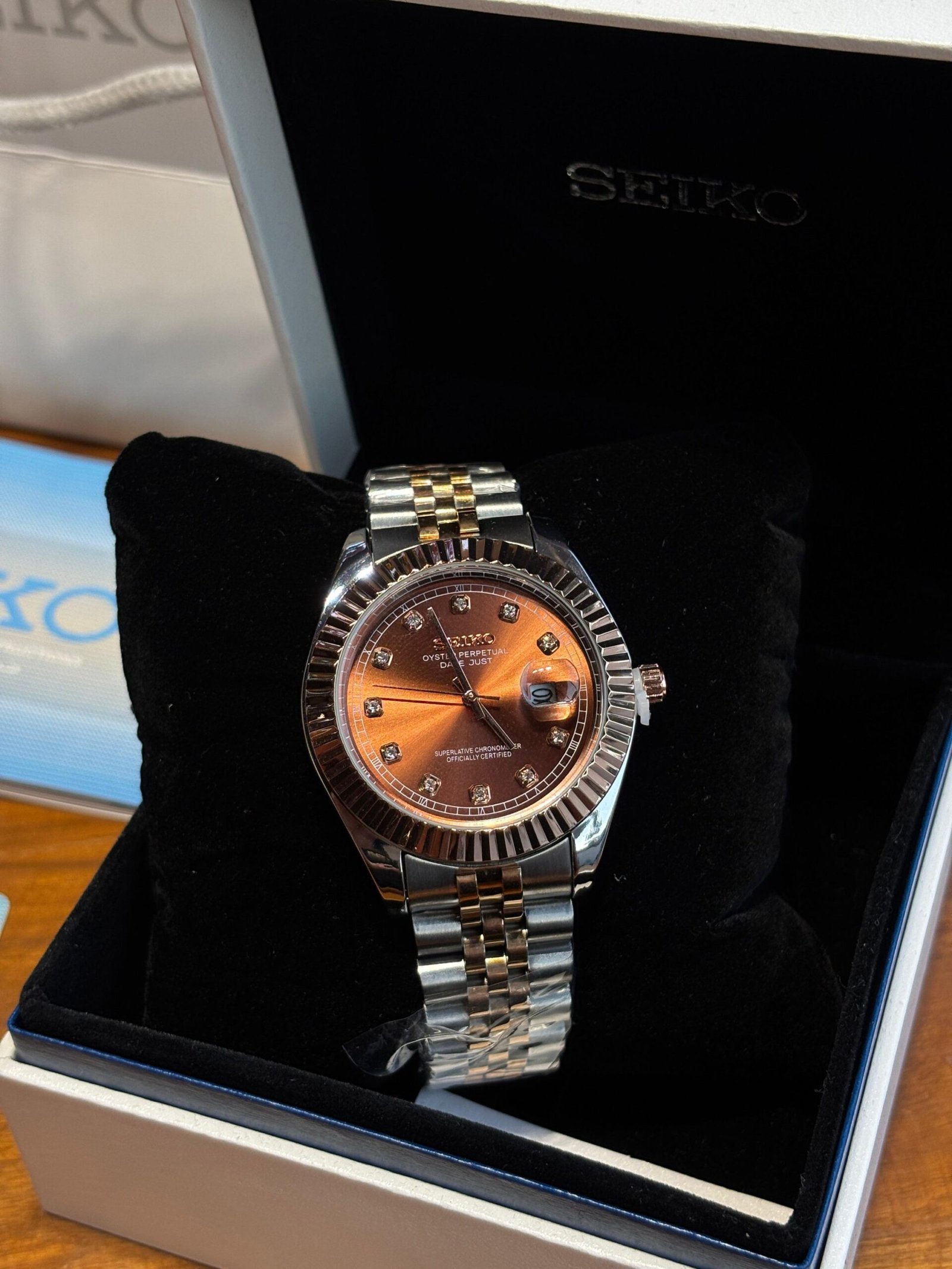 Seiko Oyster Perpetual Date Just Movment Like Automaticduct - Image 3