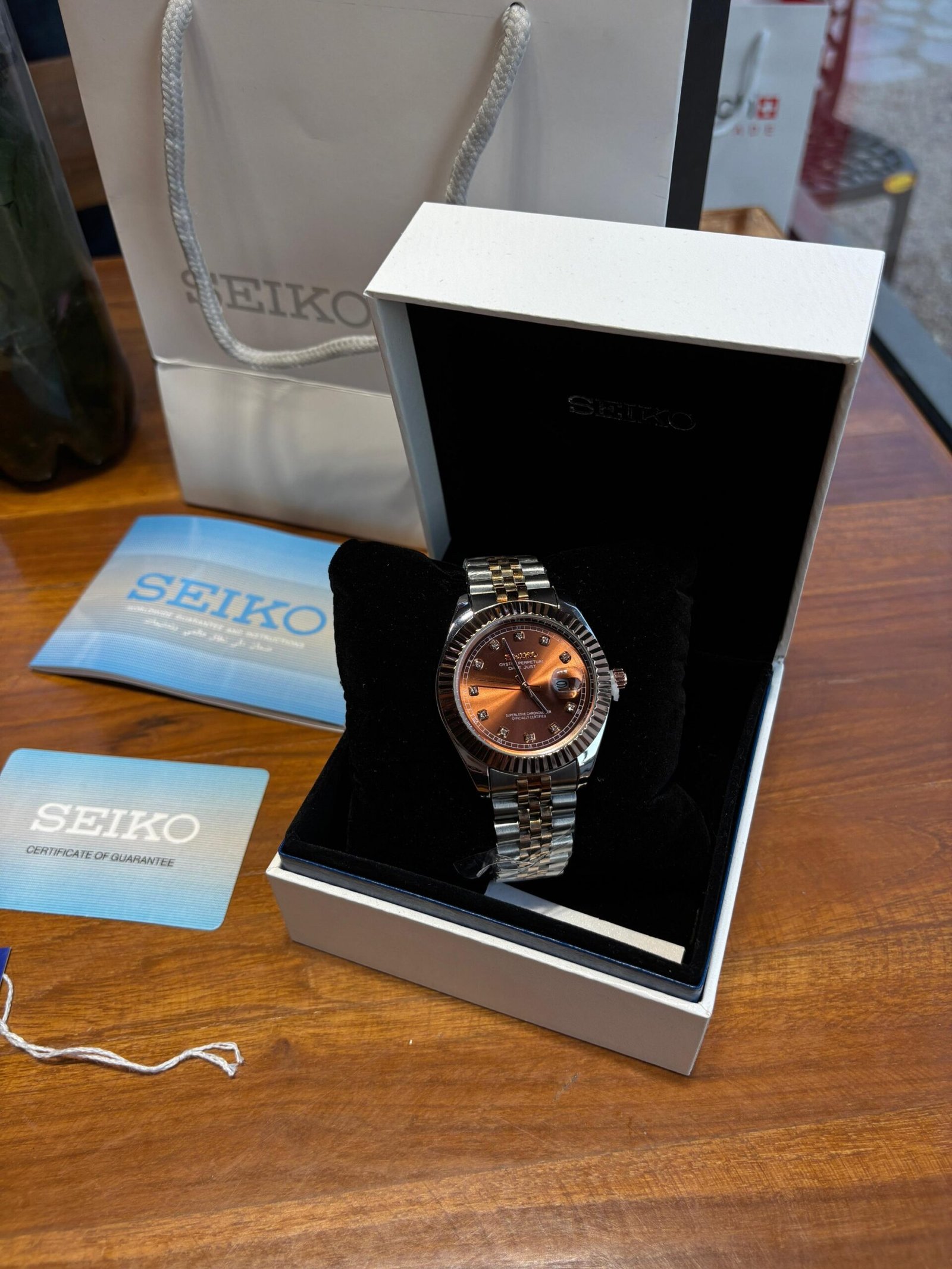 Seiko Oyster Perpetual Date Just Movment Like Automatic - Image 3