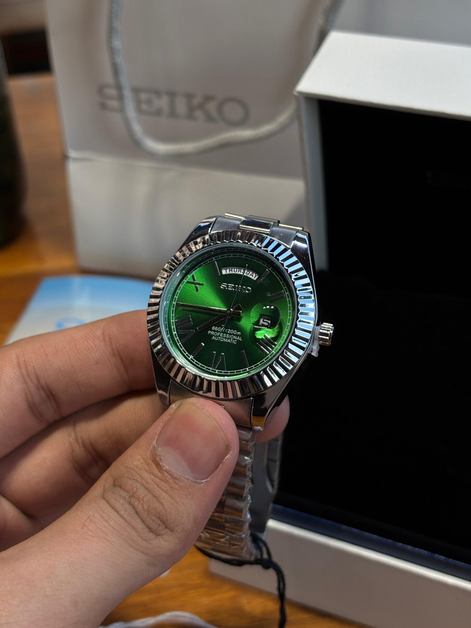 Seiko Oyster Perpetual Day Date Just Movment Like Automatic - Image 3