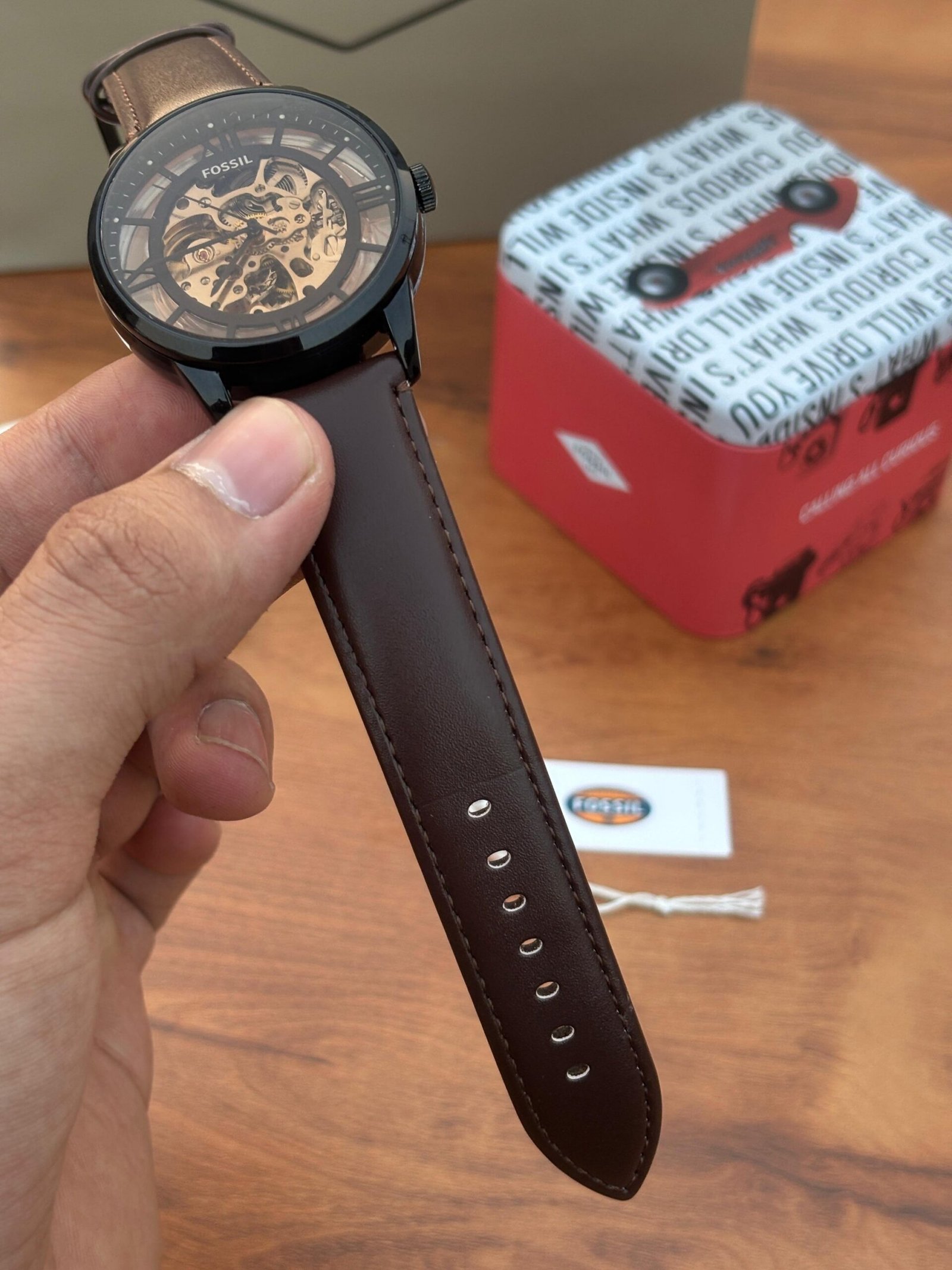 FOSSIL TOWNSMAN AUTOMATIC LEATHER PREMIUM QUALITY - Image 7