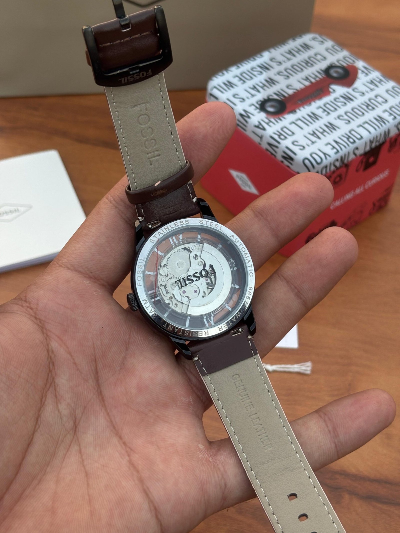 FOSSIL TOWNSMAN AUTOMATIC LEATHER PREMIUM QUALITY - Image 10