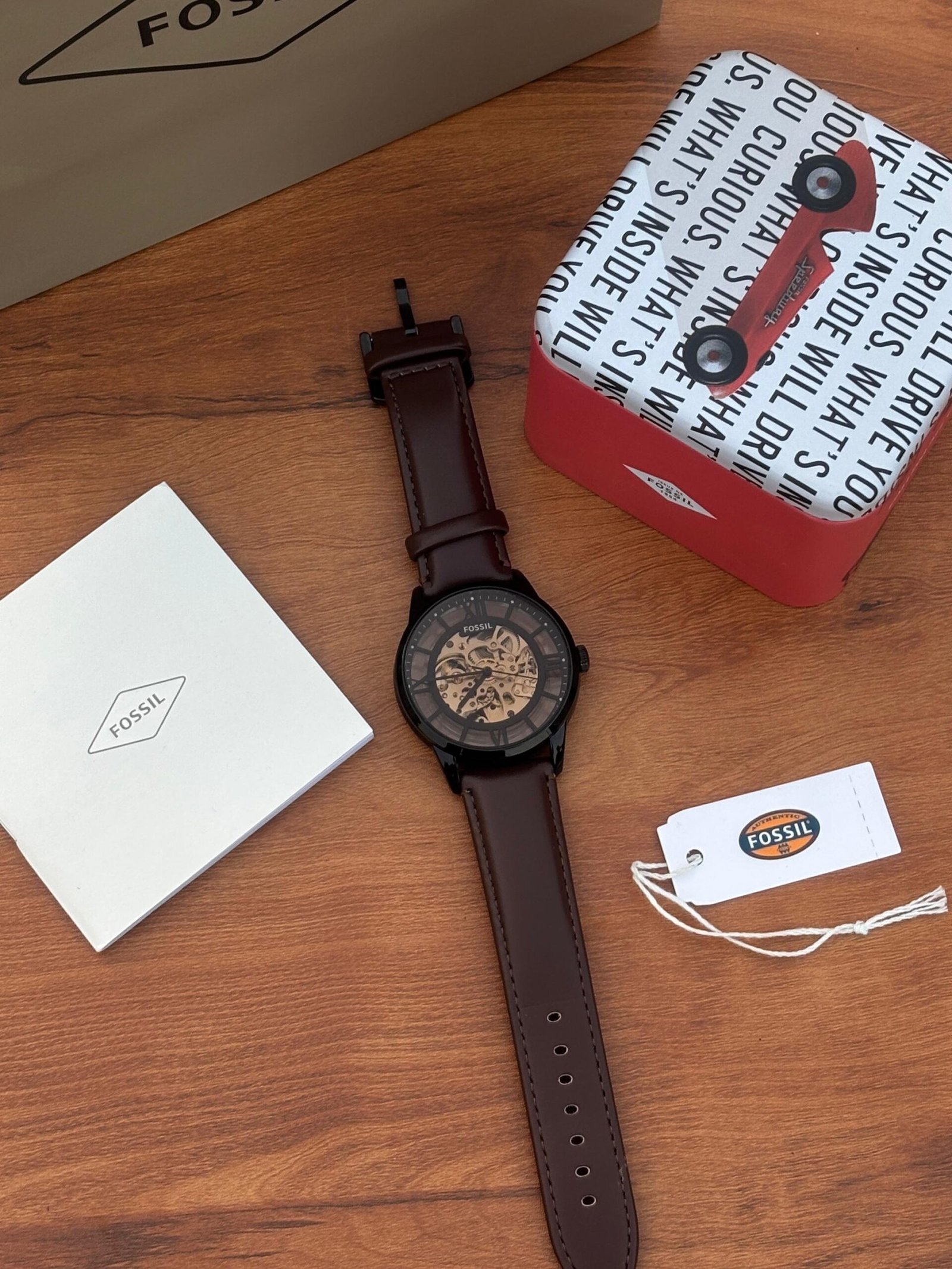 FOSSIL TOWNSMAN AUTOMATIC LEATHER PREMIUM QUALITY - Image 2