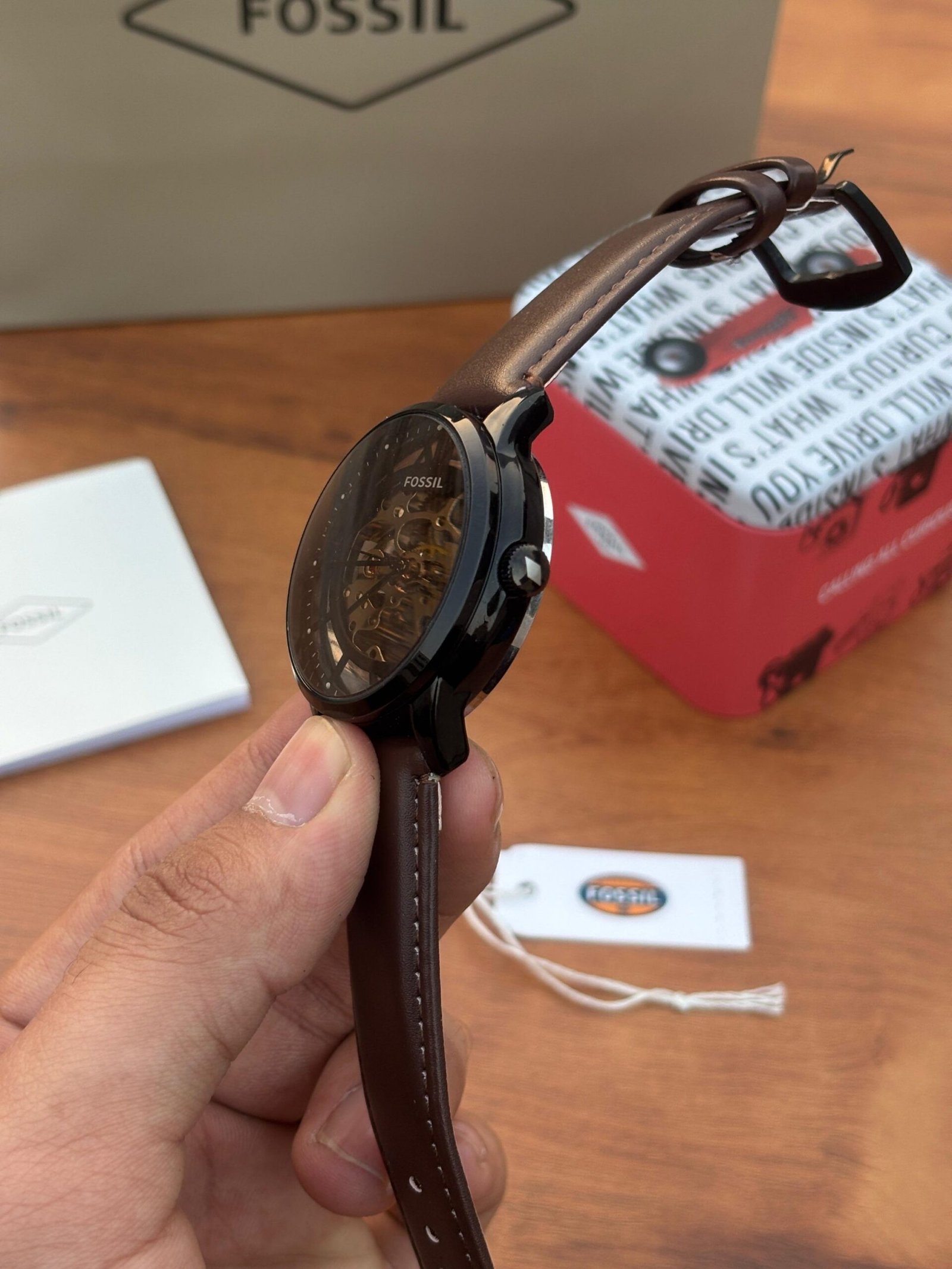 FOSSIL TOWNSMAN AUTOMATIC LEATHER PREMIUM QUALITY - Image 6