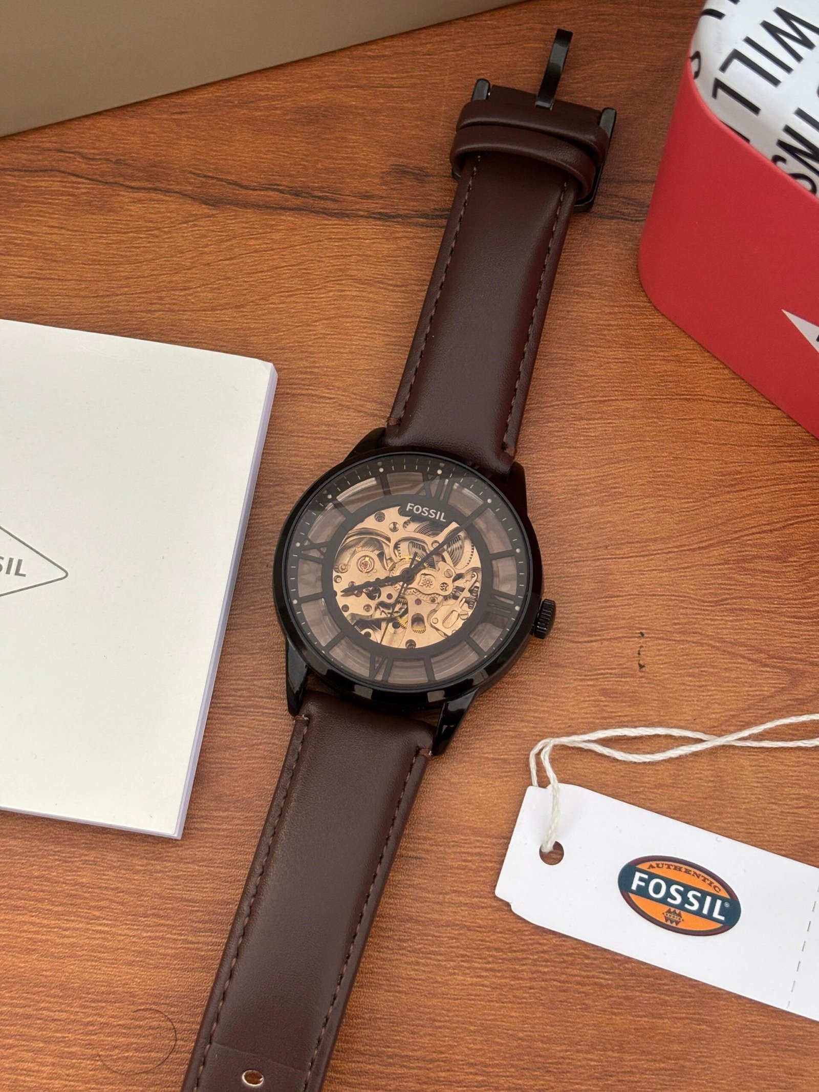 FOSSIL TOWNSMAN AUTOMATIC LEATHER PREMIUM QUALITY