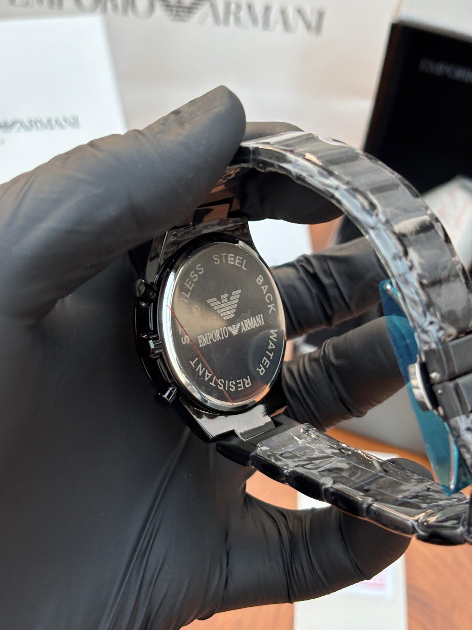 EMPORIO ARMANI CLASSIC FULL BLACK - Image 7