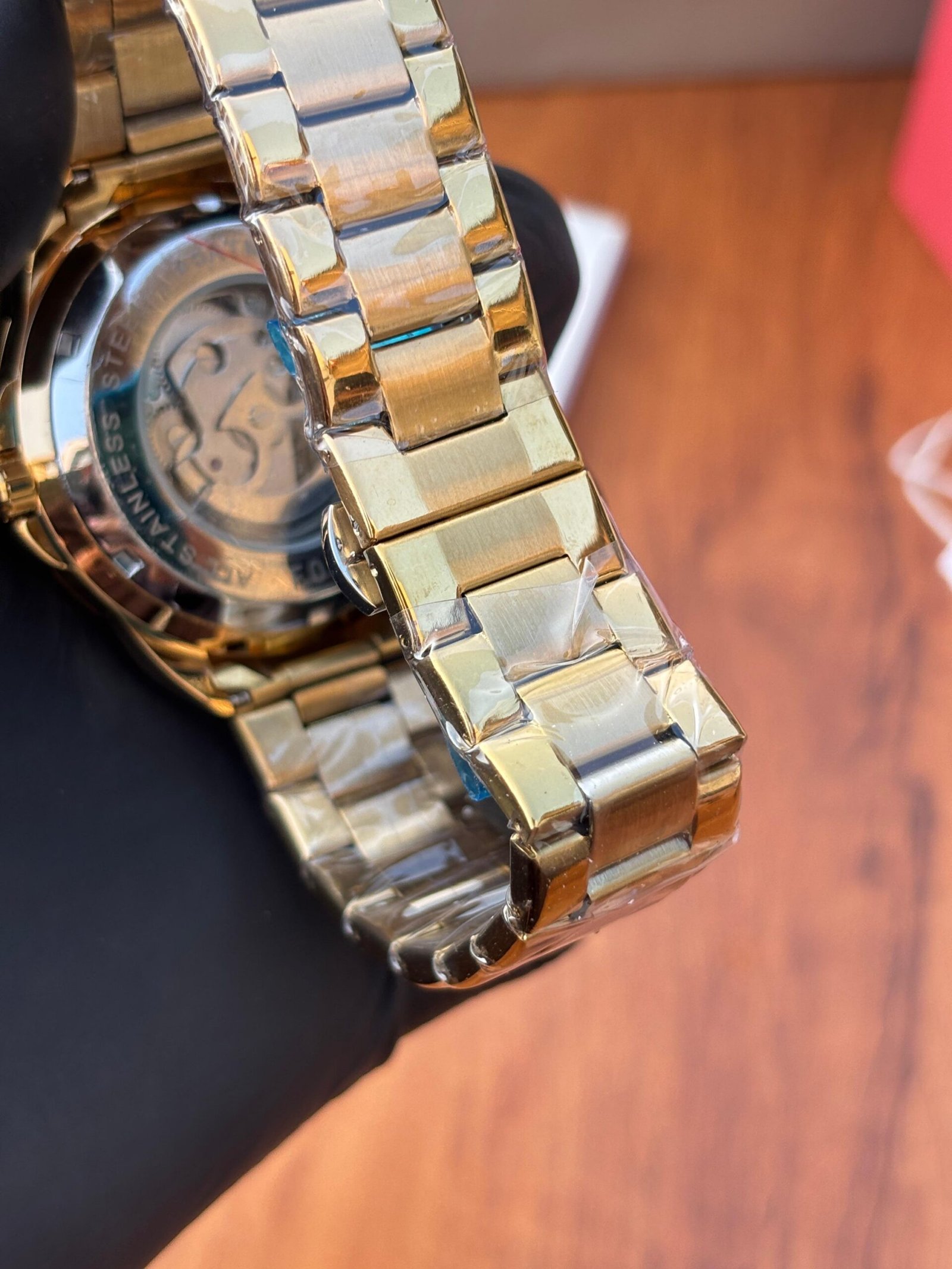 FOSSIL BRONSON AUTOMATIC GOLD BLACK DIAL (GLOSY) - Image 6