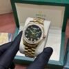 ROLEX OYSTER PERPETUAL DAY DATE GOLD GREEN DIAL DIAMOND