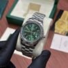 ROLEX OYSTER PERPETUAL DATE JUST SILVER GREEN DIAL