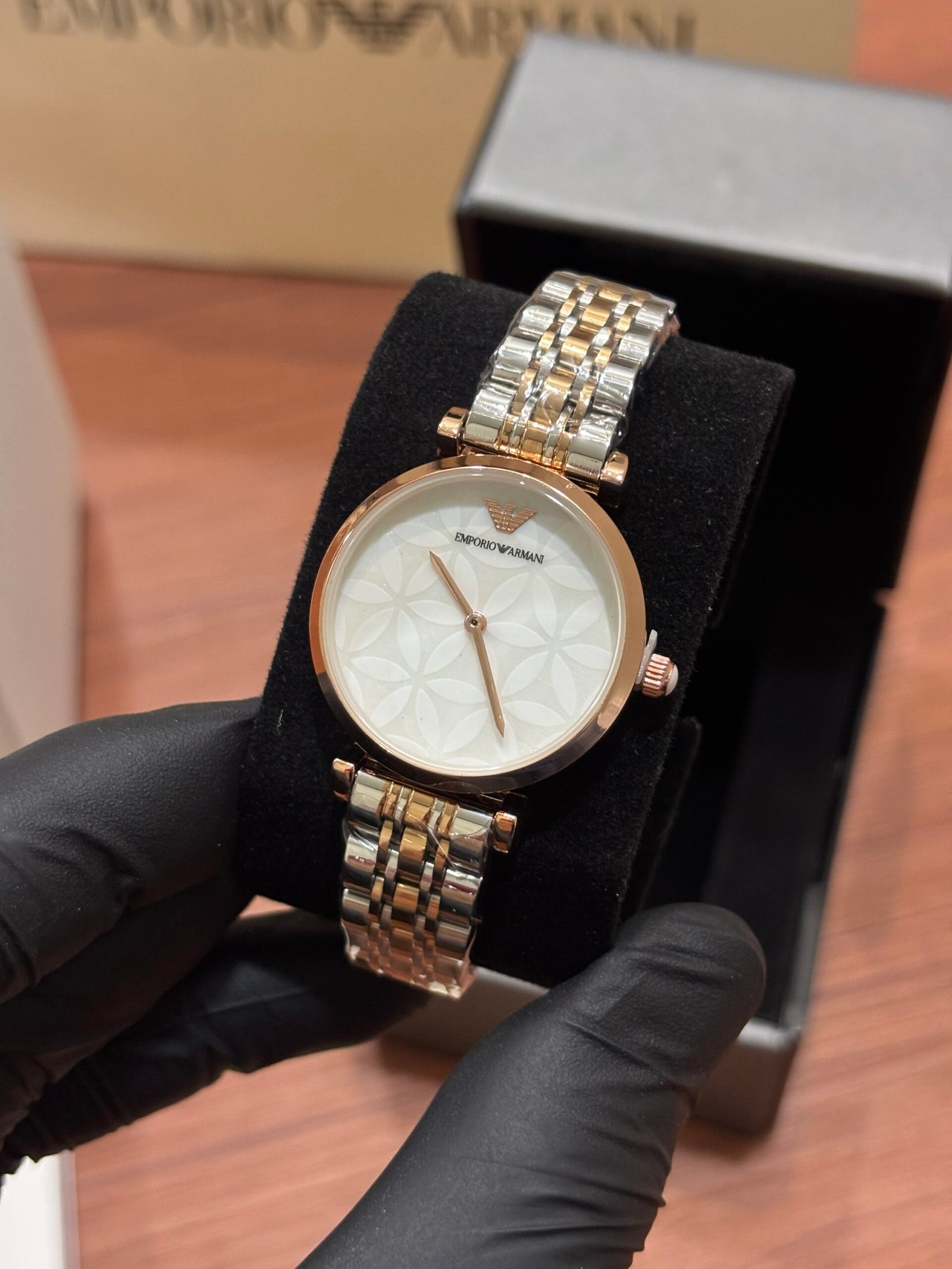 ARMANI EMPORIO CLASSIC TWO TONE