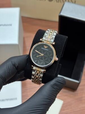 ARMANI EMPORIO CLASSIC TWO TONE FLOWER