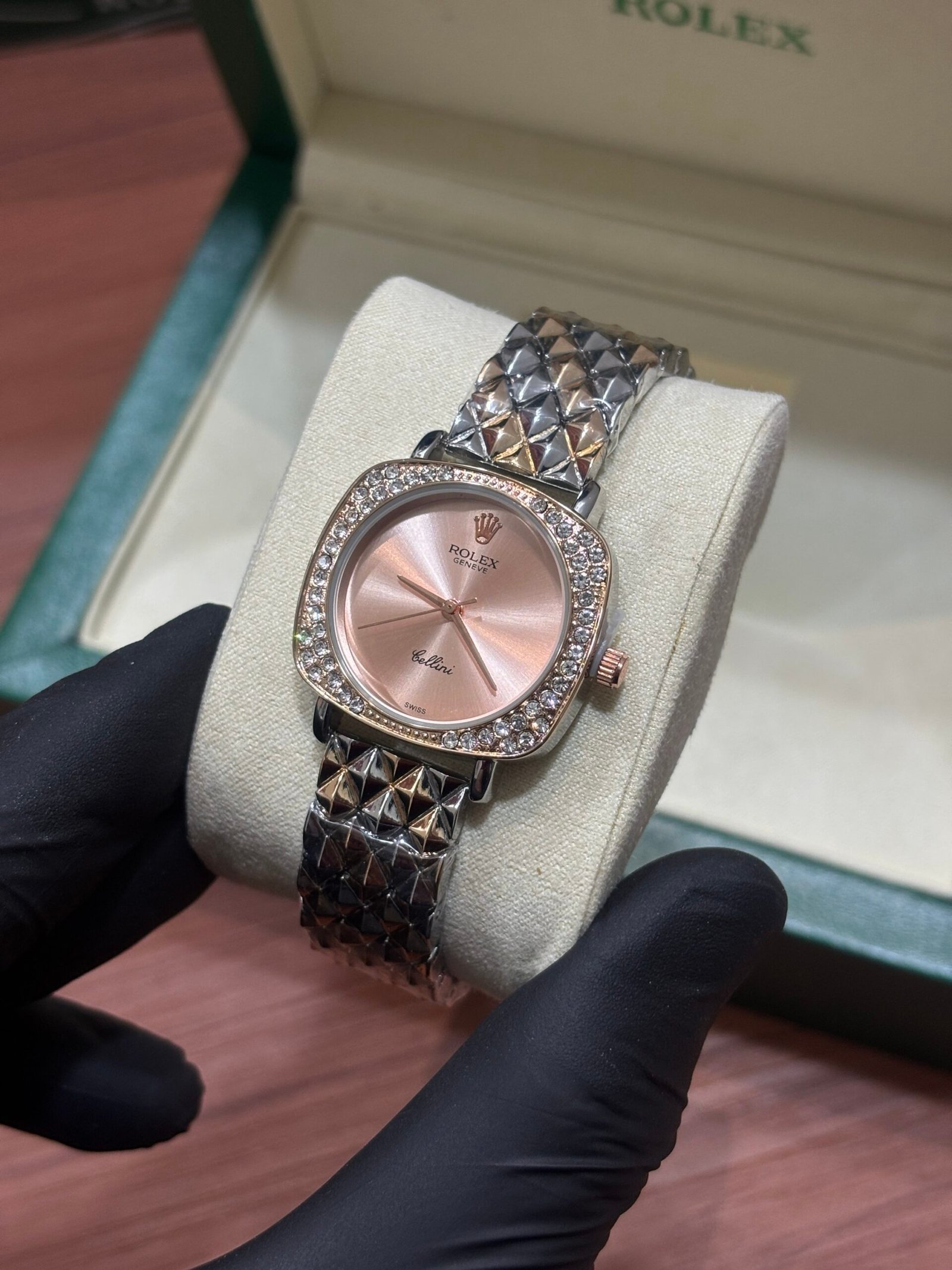 ROLEX CELLINI TWO TONE PINK