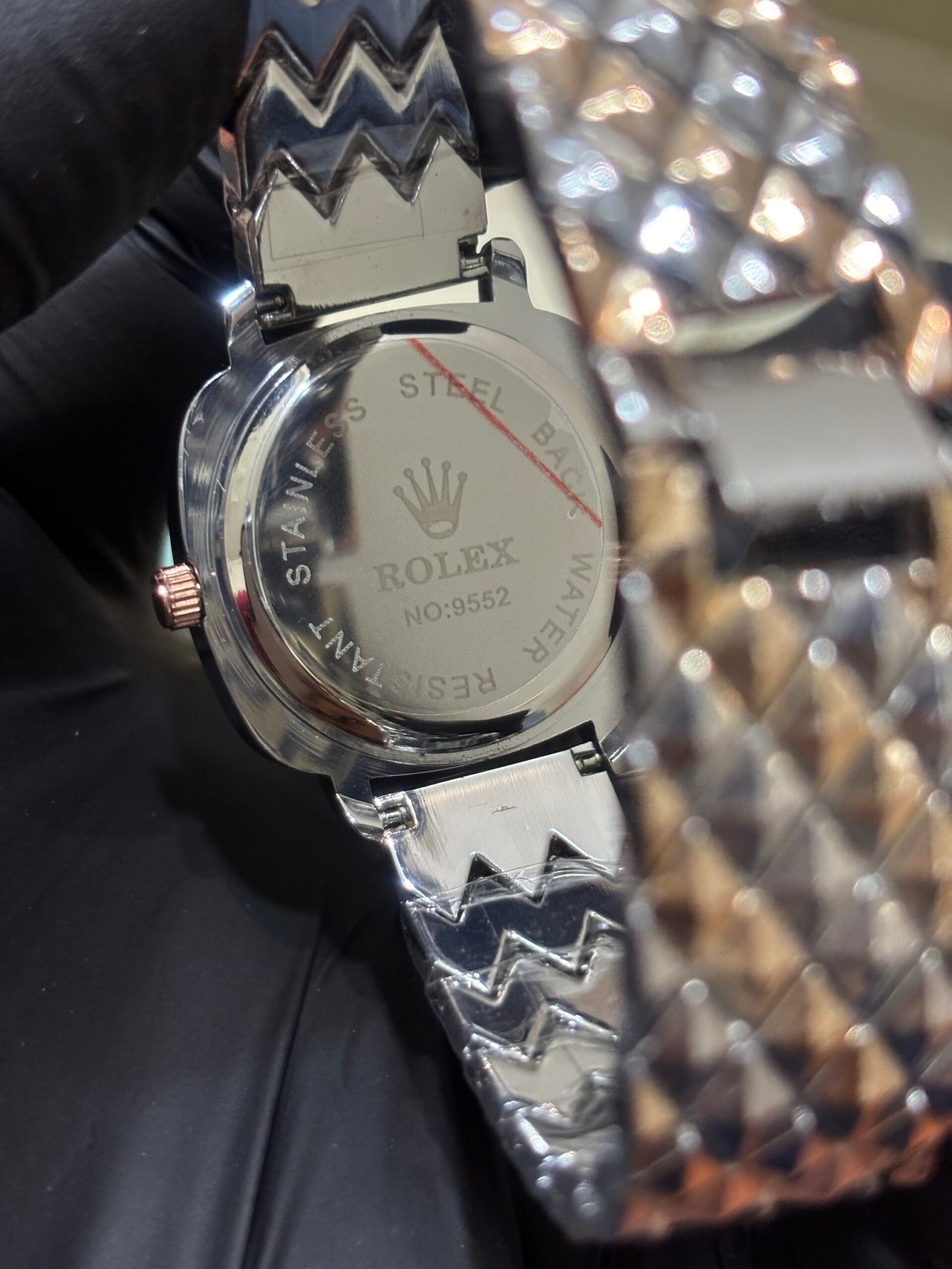 ROLEX CELLINI TWO TONE GREEN - Image 5
