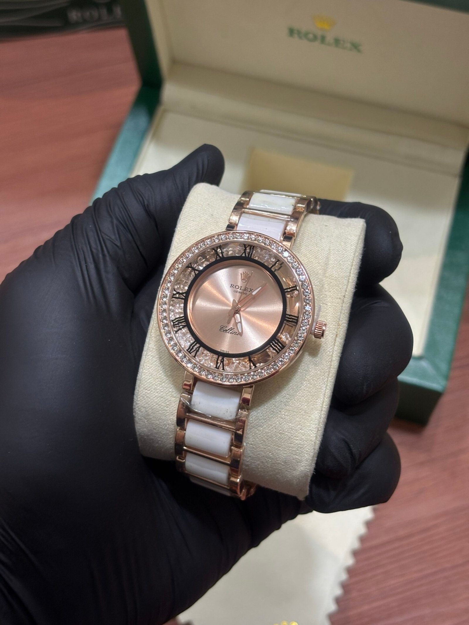 ROLEX CELINE WHITE PINK