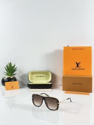 Louis Vuitton 1918 Gold Tiger Brown