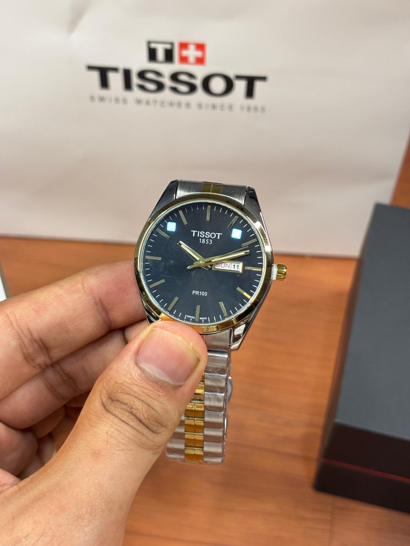 Tissot 1853 PR100 two tone